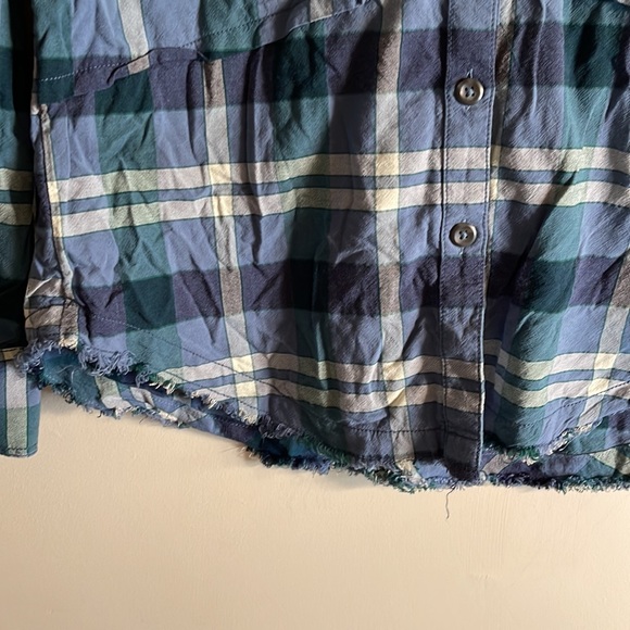 Free People Plaid Button Down - Picture 3 of 7